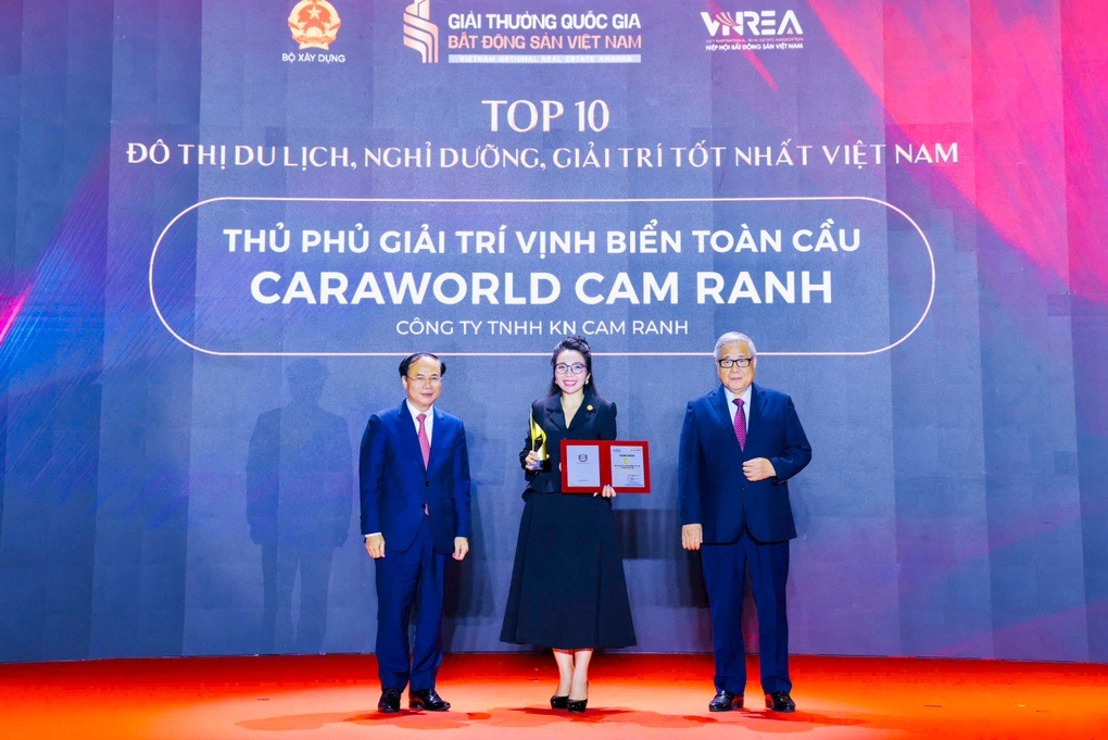 CaraWorld Cam Ranh được vinh danh “Top 10 đô thị du lịch, nghỉ dưỡng, giải trí tốt nhất Việt Nam” - 1