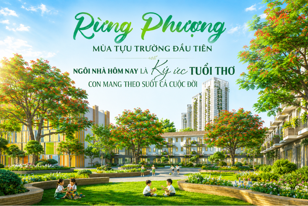 Phân khu Rừng Phượng Eco Retreat: Một ngôi nhà có thể cũ đi, nhưng môi trường lớn lên của con luôn tạo nên giá trị