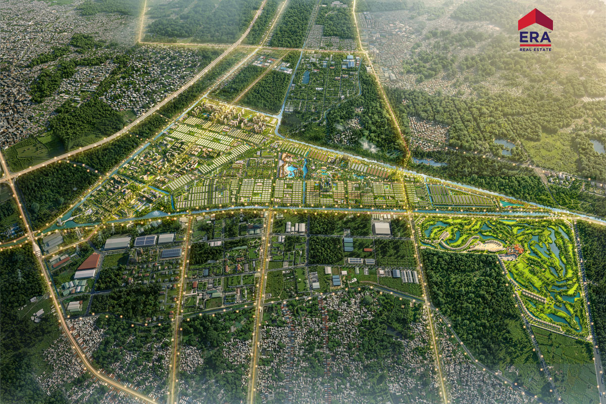 Phối cảnh tổng thể dự án Vinhomes Saigon Park nhìn từ trên cao