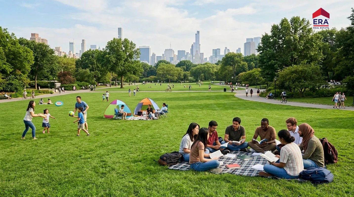 công viên ven kênh Canal Park trải khắp dự án và Bộ đôi công viên thiên văn Galaxy Park rộng 3,9ha